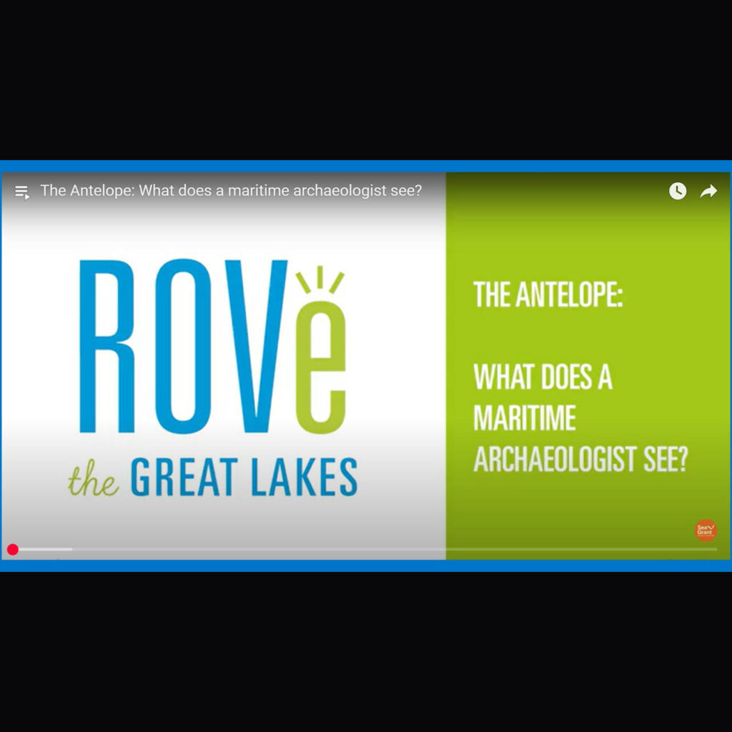 ROVe the Great Lakes: The Antelope: What Does a Maritime Archaeologist See? logo