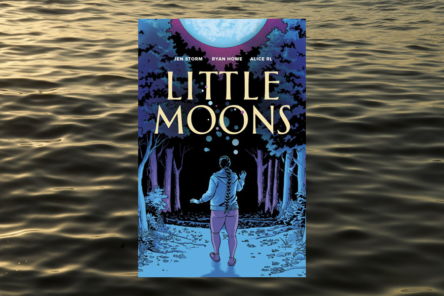 A book cover for Little Moons